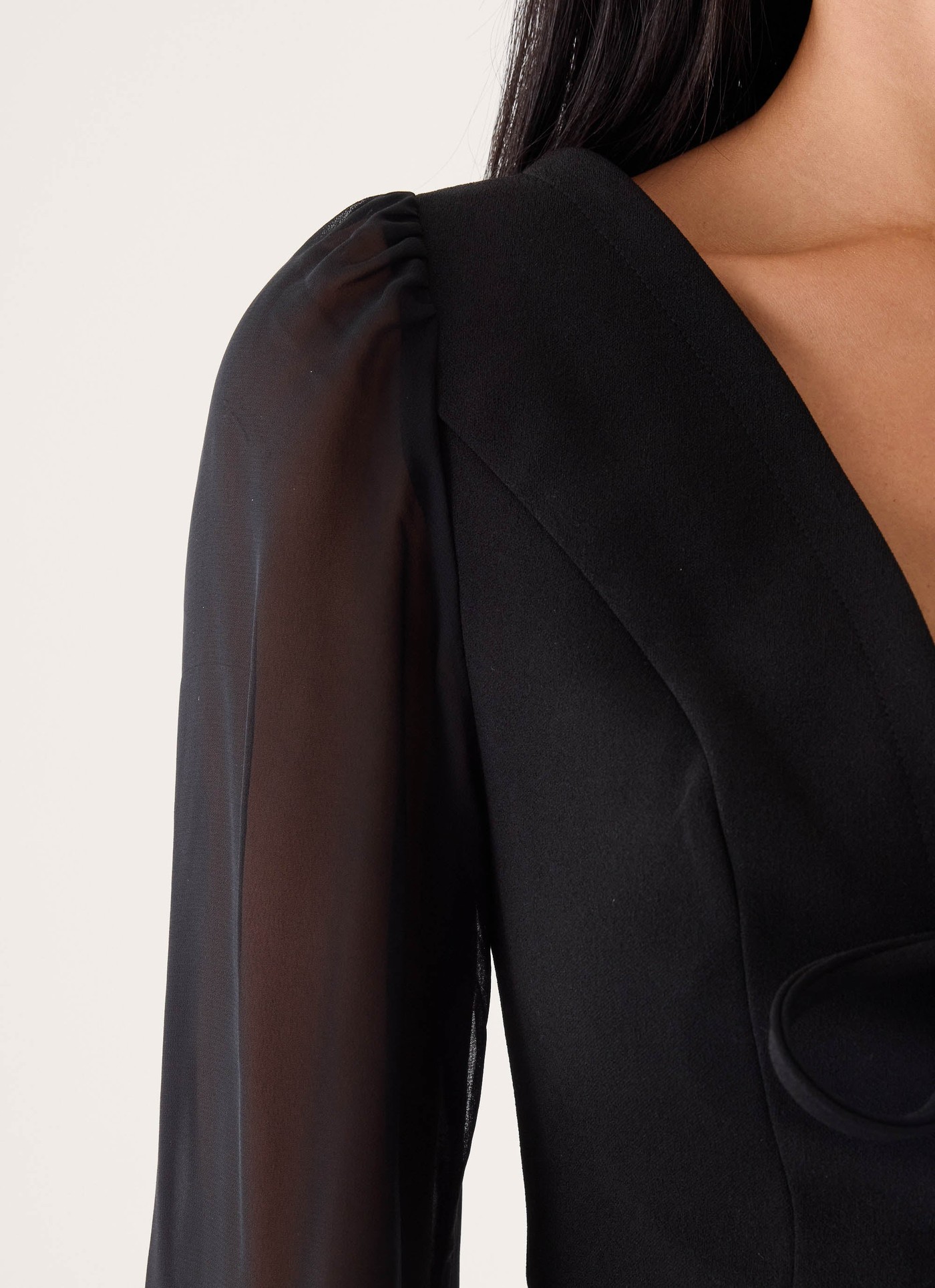 Phantom Long Sleeve Top - Black view 4