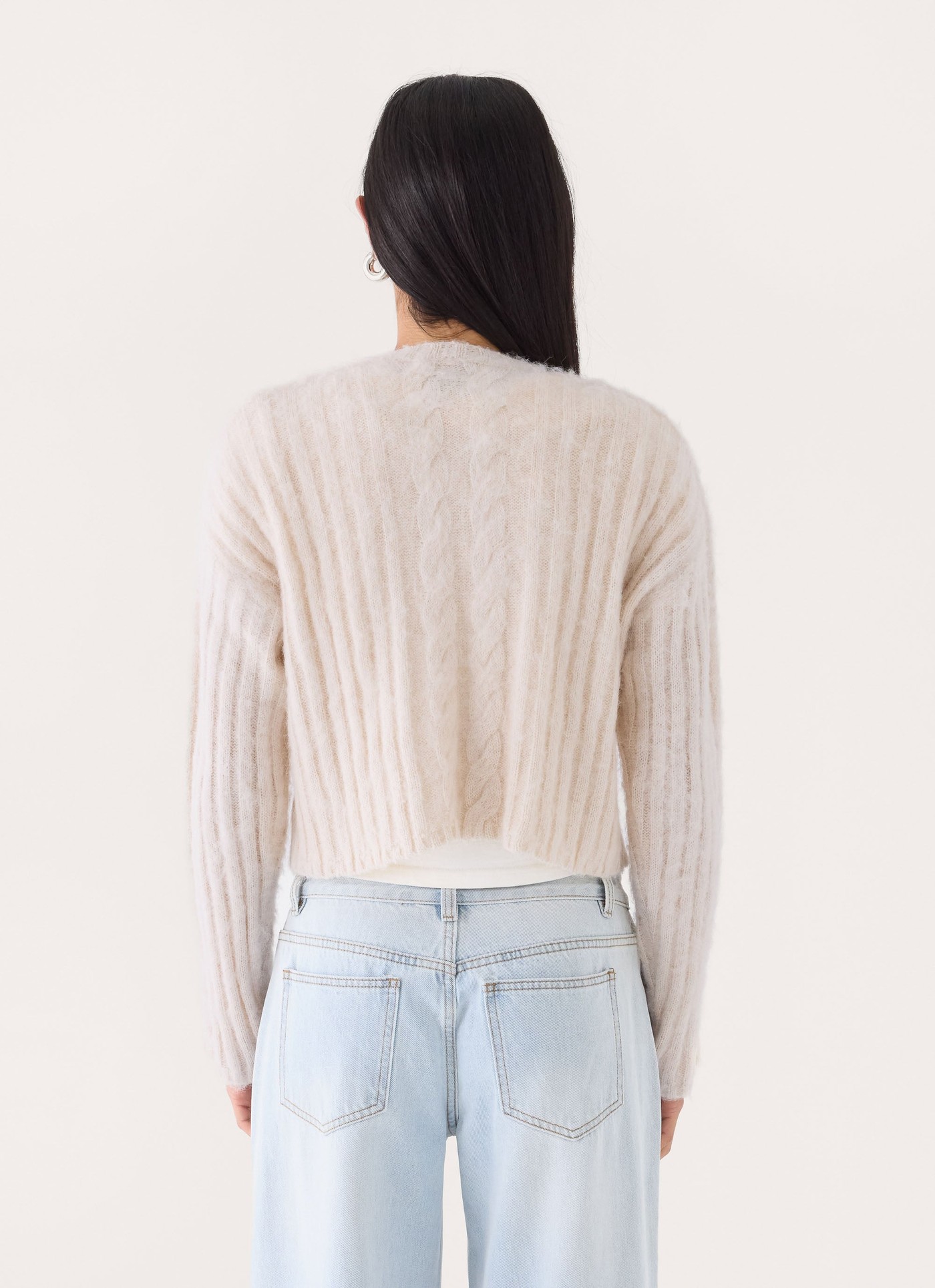 Aleyah Knit Jumper - Cream view 3