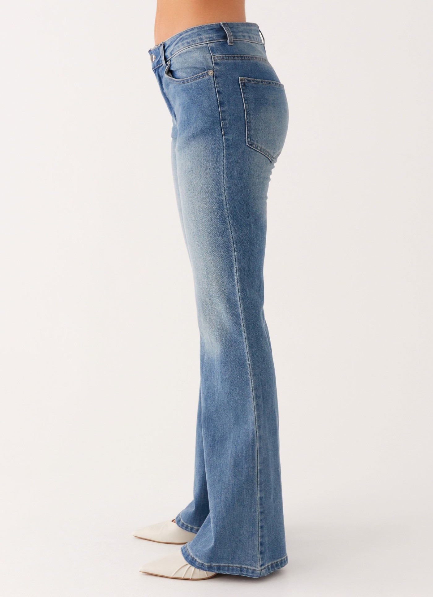 Tomi Bootleg Denim Jeans - Vintage Blue view 3