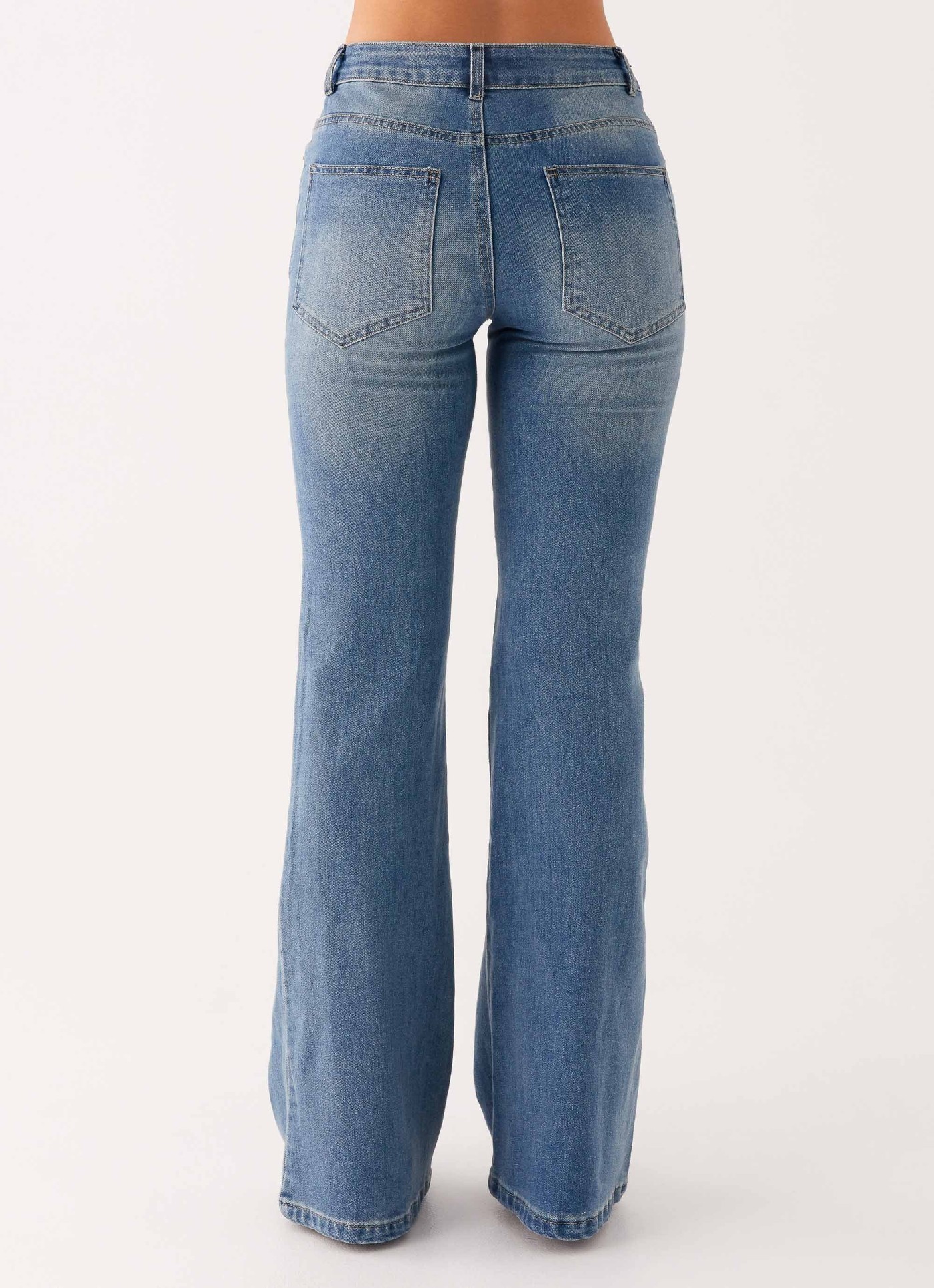 Tomi Bootleg Denim Jeans - Vintage Blue view 4