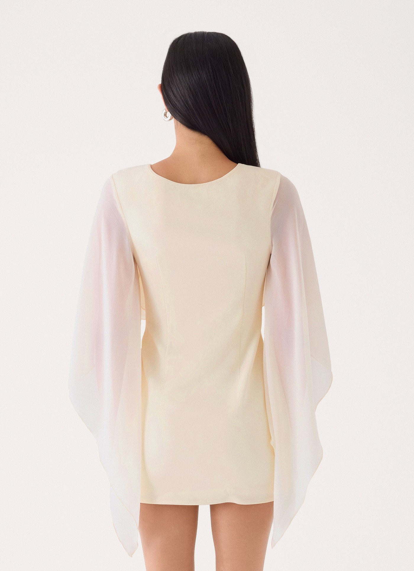 Delphina Mini Dress - Cream view 3